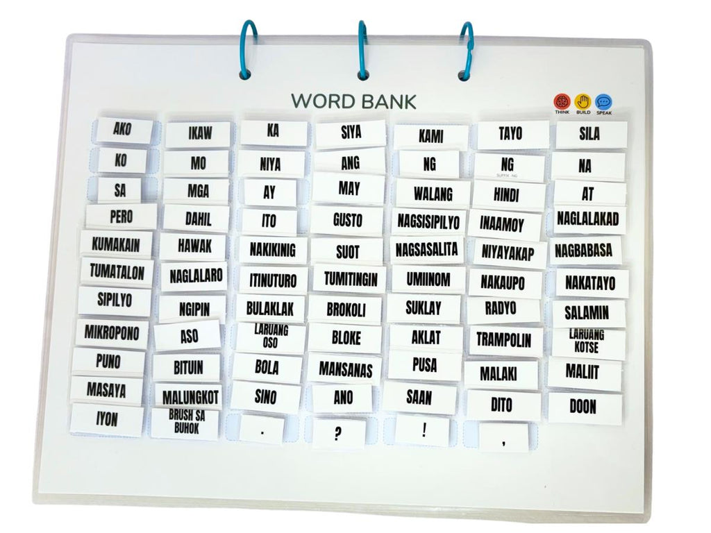 Tagalog-English Sentence Builder Kit for Kids | Filipino Grammar