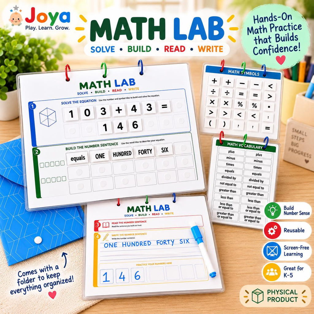 English Math Lab for Kindergarten | Number Sense & Equation Building