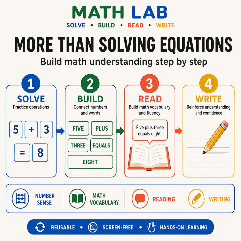 English Math Lab Kit for Kids | Number Sense & Math Manipulatives