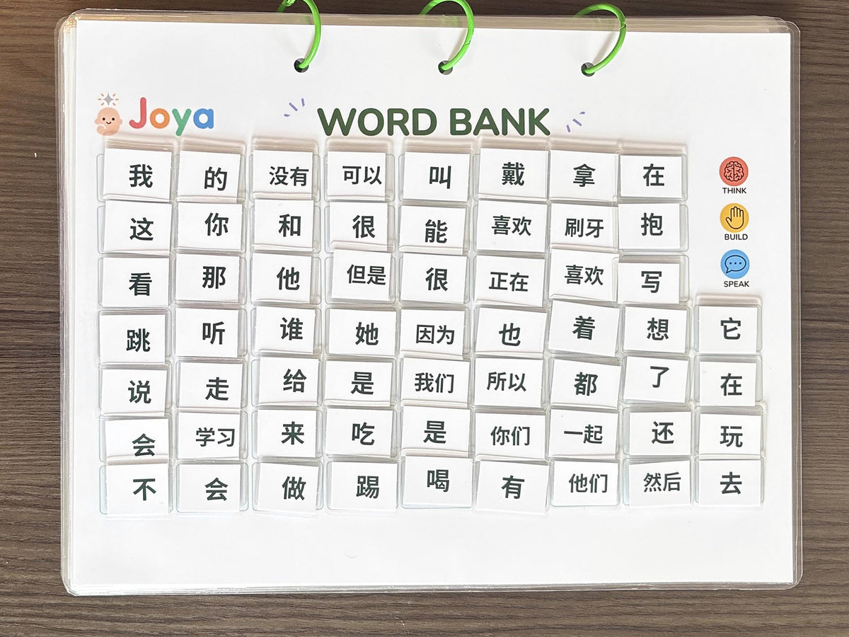 Mandarin Sentence Builder for Kids | Physical Grammar Kit