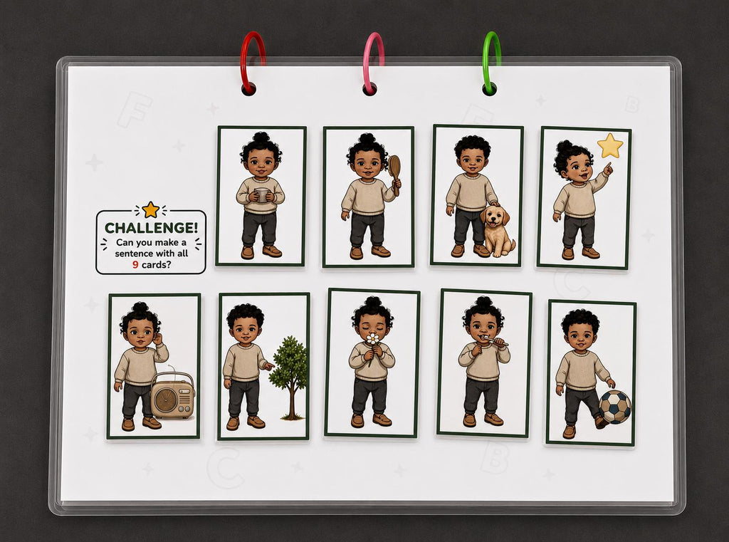 Bilingual Sentence Building Kit | English + Your Selected Language