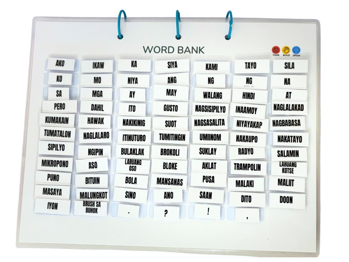 Tagalog-English Sentence Builder for Kids | Heritage Language Kit