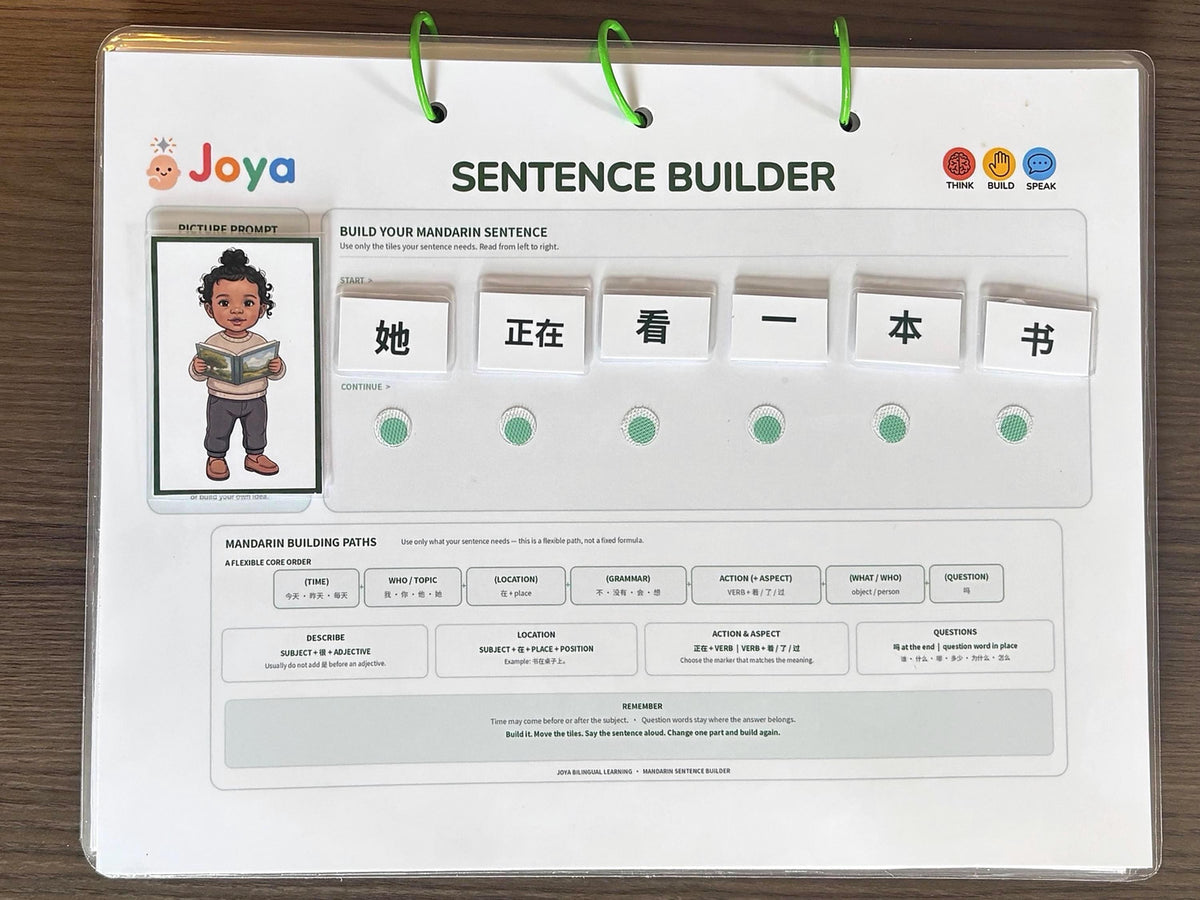 Mandarin Homeschool Grammar Kit | Chinese Word Order