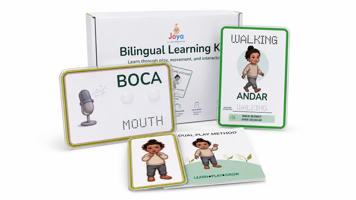 Language Flashcards & Games for Kids | English or Bilingual Kit