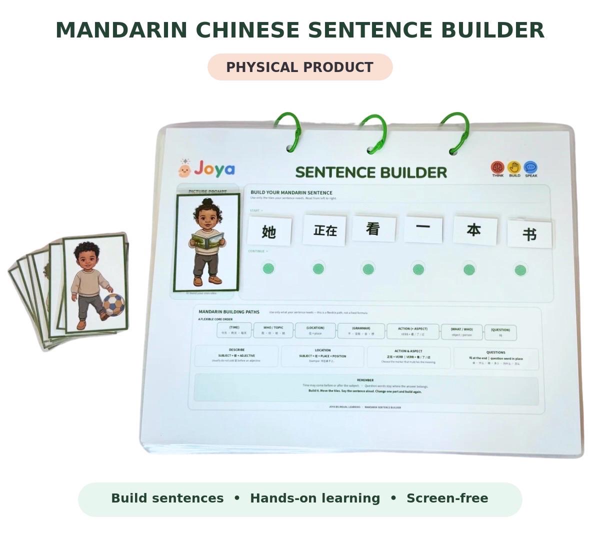 Mandarin Homeschool Grammar Kit | Chinese Word Order