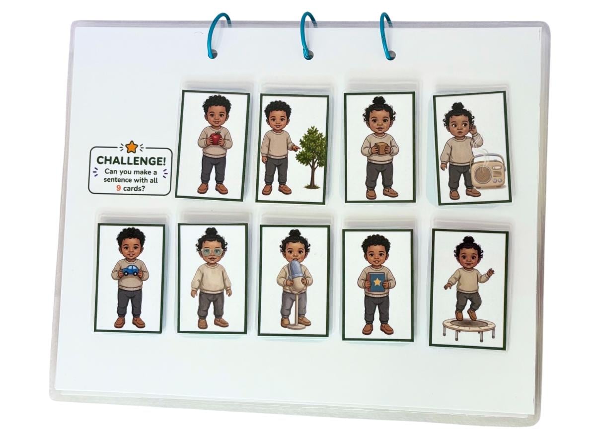 Tagalog-English Sentence Builder for Kids | Heritage Language Kit