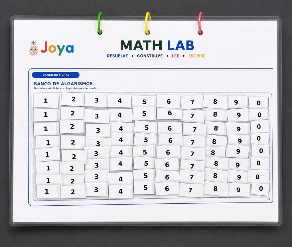 Spanish Math Lab Kit | Reusable Equation Builder, Number Words & Writing