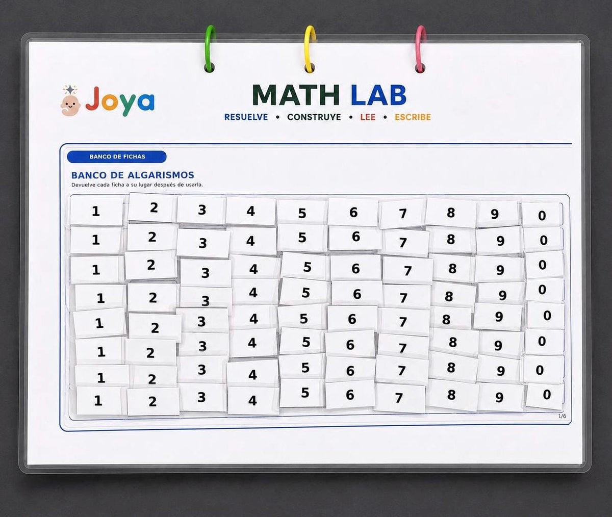 Spanish Math Lab Kit | Reusable Equation Builder, Number Words & Writing