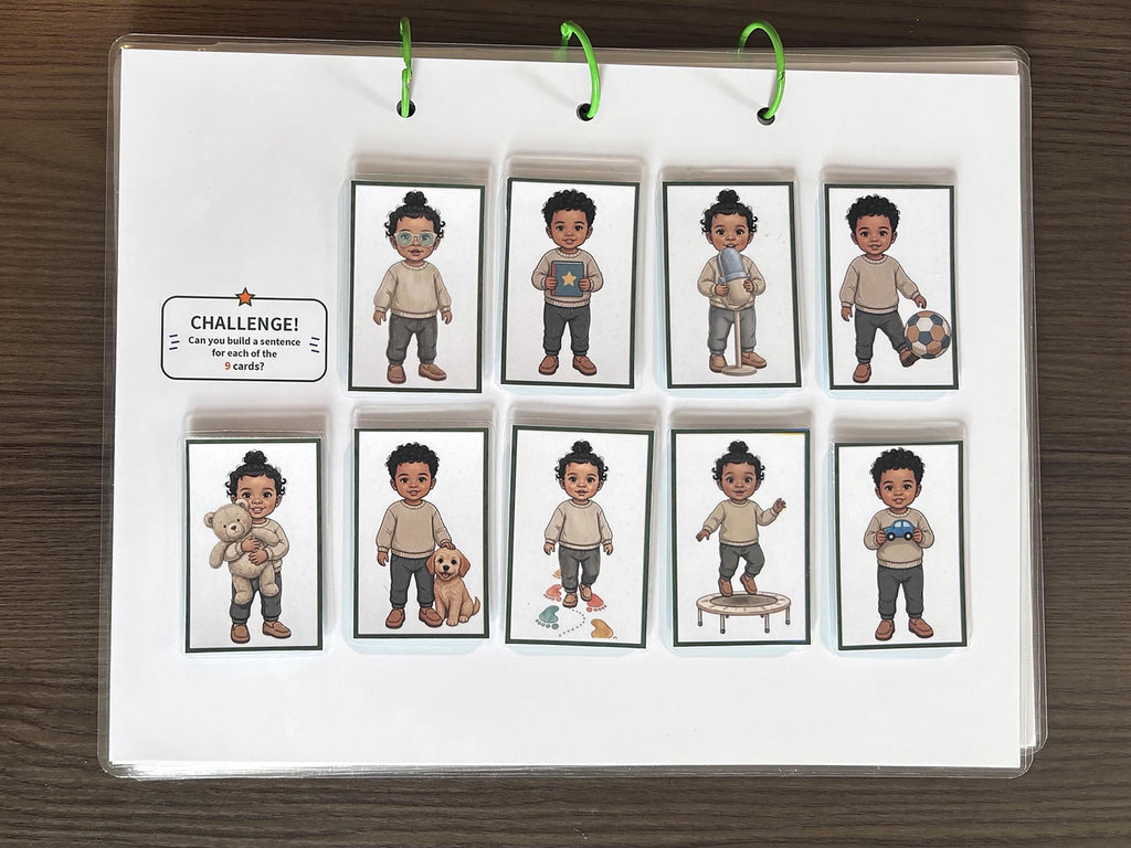 Mandarin Sentence Builder for Kids | Physical Grammar Kit