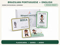 English-Brazilian Portuguese Learning Kit | Flashcards, Games & Audio