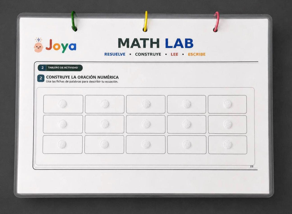 Spanish Math Lab Kit | Reusable Equation Builder, Number Words & Writing