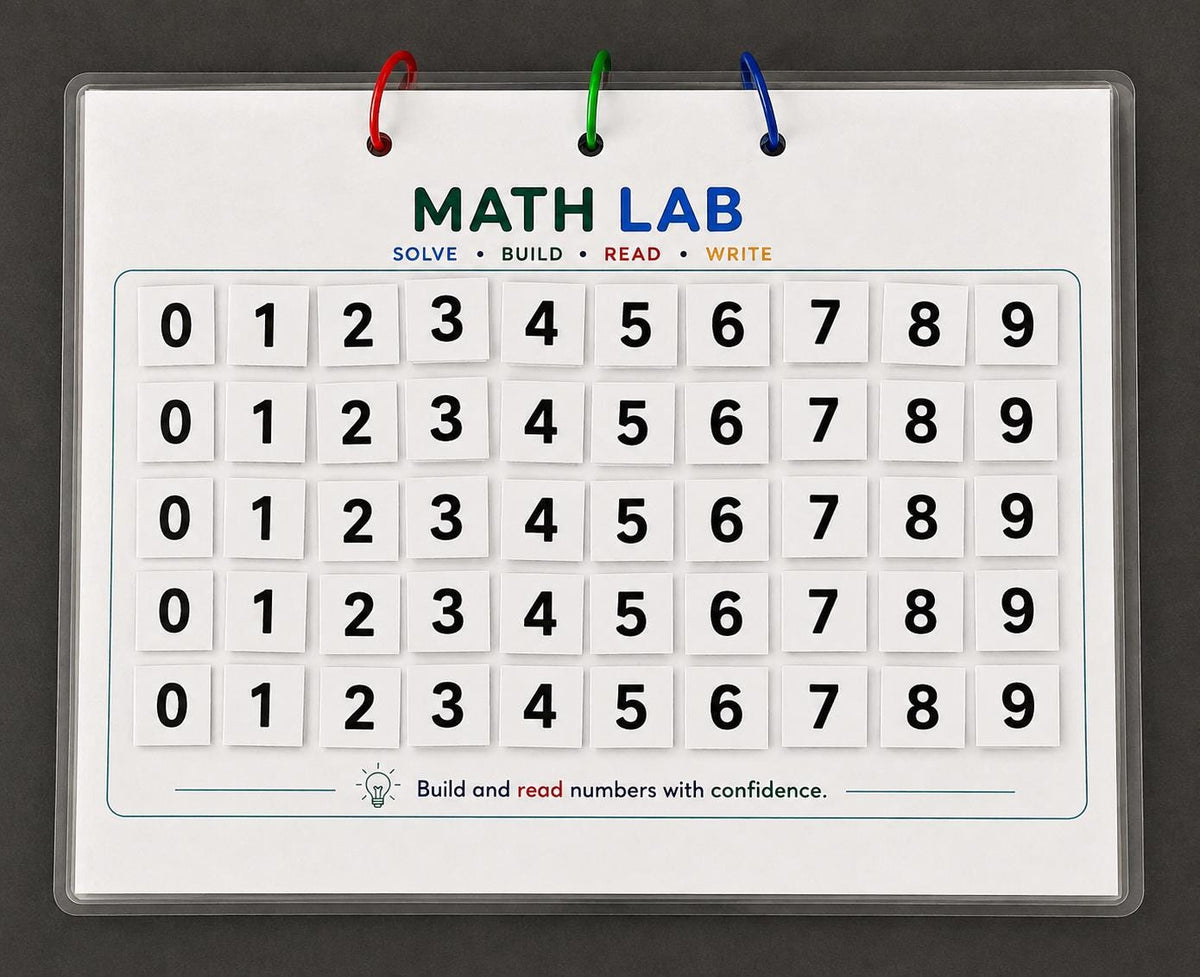 English Math Lab Kit for Kids | Number Sense & Math Manipulatives