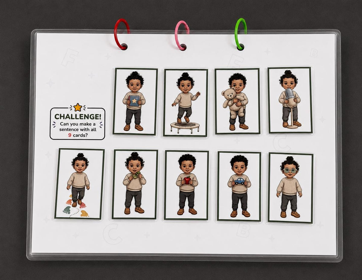 Bilingual Sentence Building Kit | English + Your Selected Language