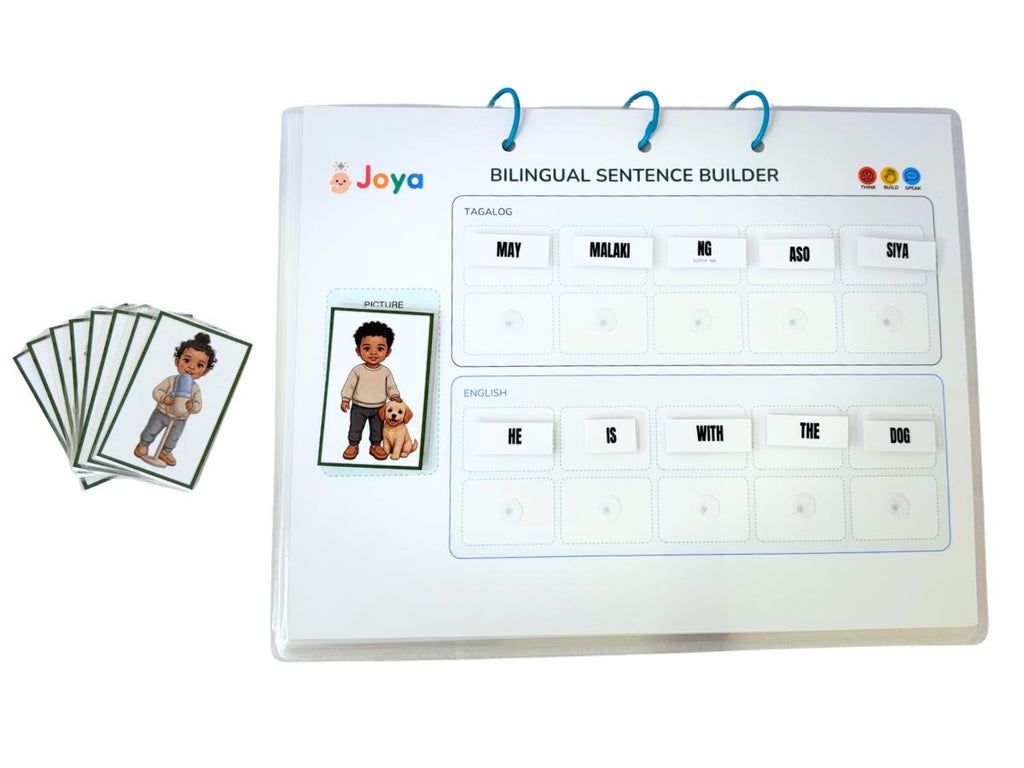Tagalog-English Sentence Builder Kit for Kids | Filipino Grammar